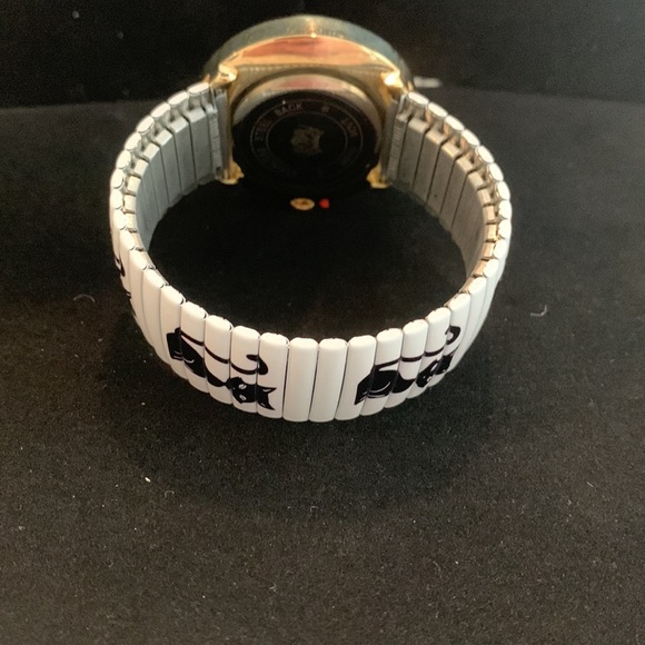 Varsales New‎ Black Cat Watch w/ Stretch Band St Steel Back main image 4